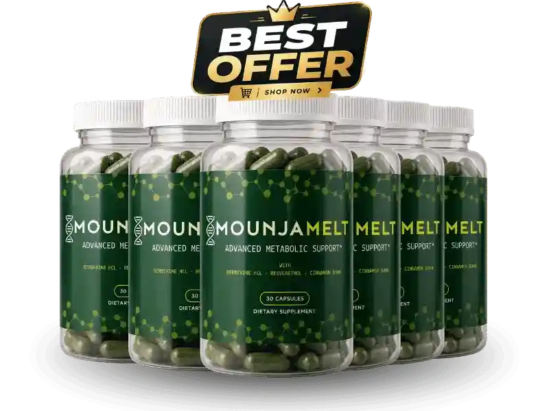 MounjaMelt 6 Bottle Package — Natural Weight Management Capsules USA